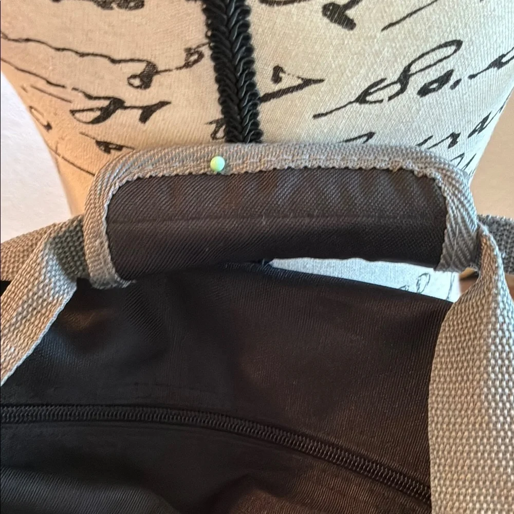 NWOT- Stylish Black Duffel Bag